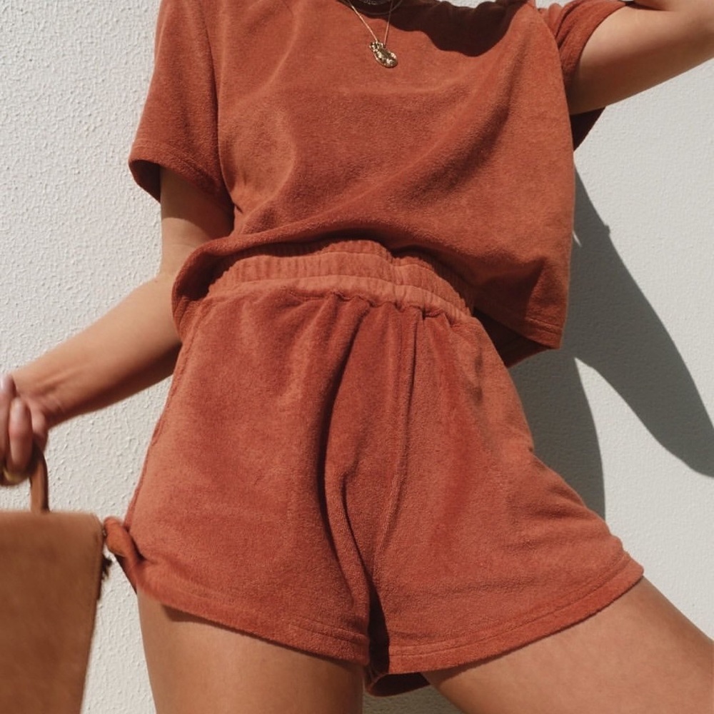 Araminta James terry set - Rust XS